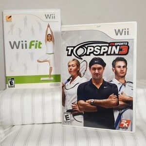 Wii Game & Exercise: Wii Fit. Top Spin 3 Sports